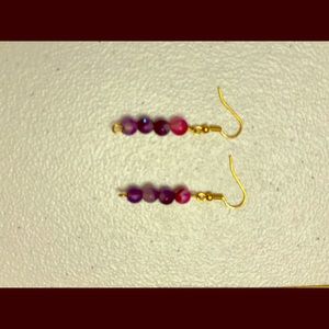 Customizable Faceted  Precious Gemstone Earrings